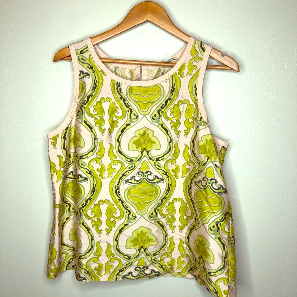 J. Crew Sleeveless Blouse Size 14